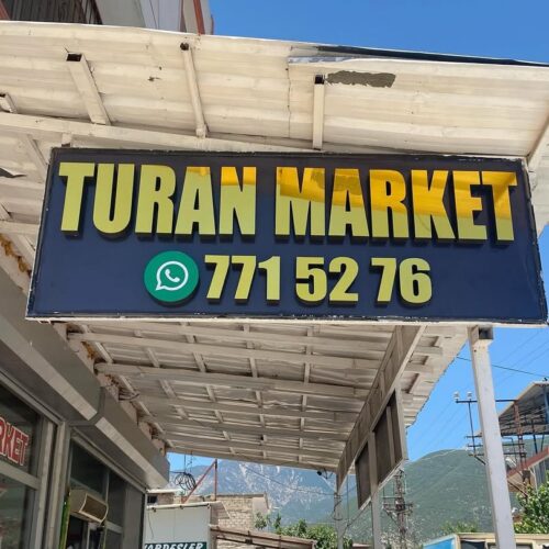 Kutu Harf Tabela
