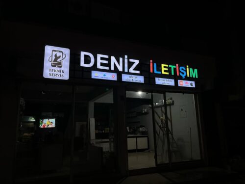 Deniz İletişim Kutu Harf Tabela - Görsel 2