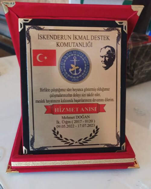 Ödül Ürünleri-Plaket