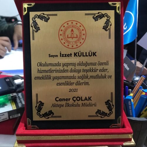 Ödül Ürünleri-Plaket